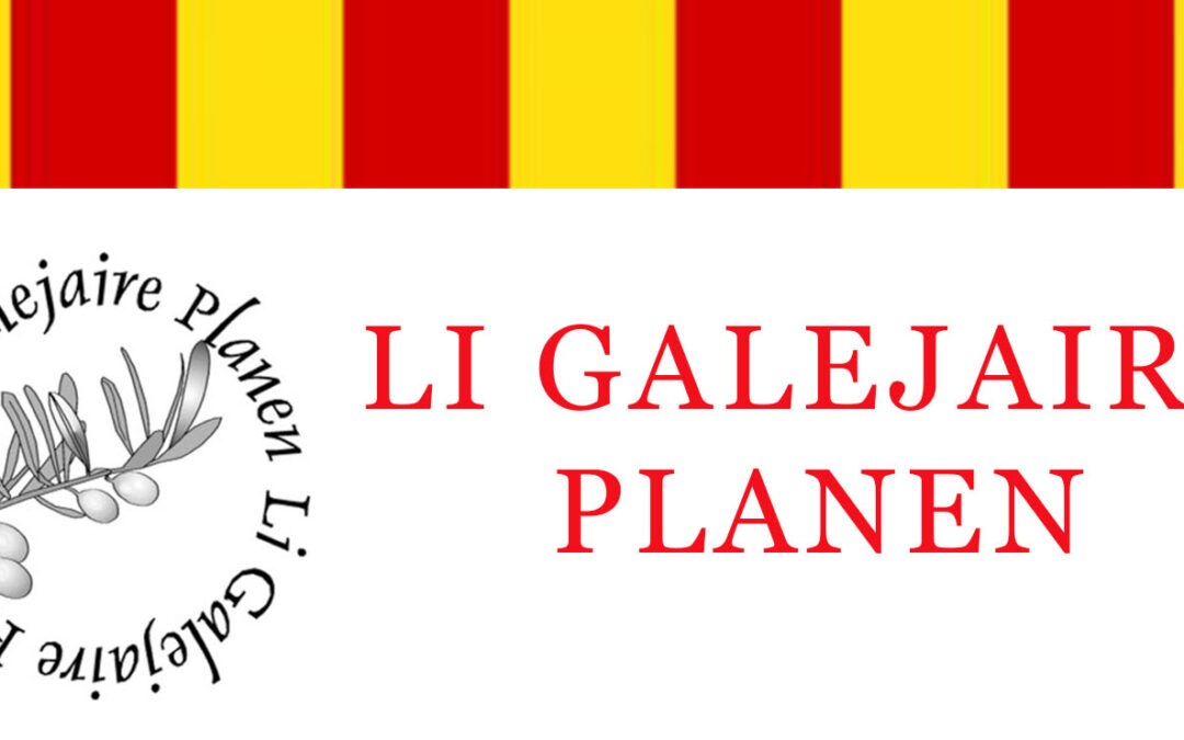 Li trege dessèr par les Galejaïre Planen