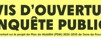 Terre de Provence Agglomération : enquête publique