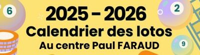 Calendrier des lotos 2025/2026